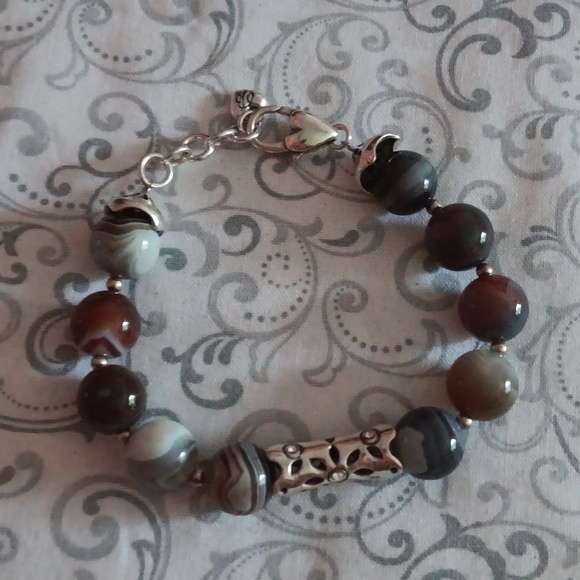 Brighton Natural Stone Agate Bracelet - Picture 4 of 4